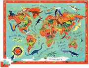 Rompecabezas De 200 Piezas + Poster/ El Mundo De Los Dinosaurios