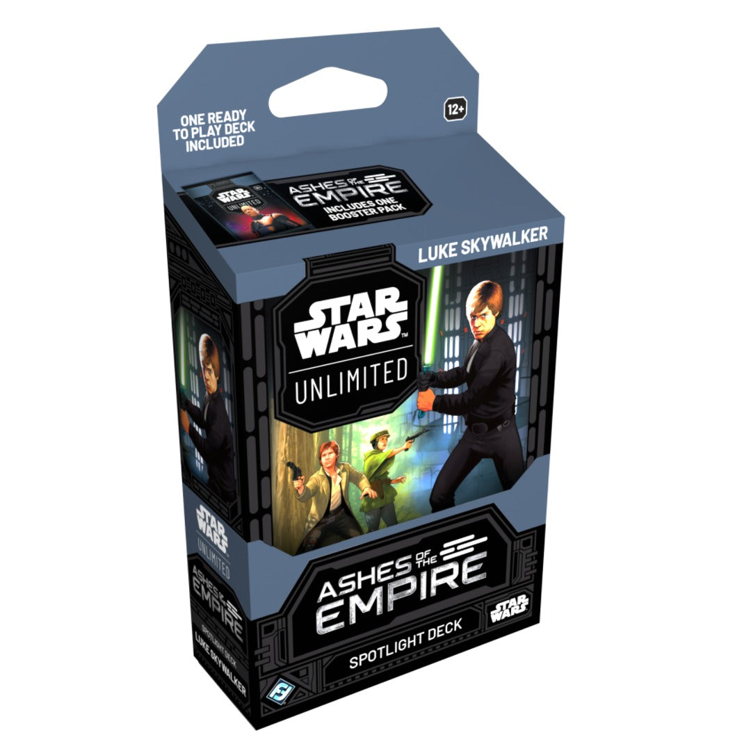 StarWars™ Unlimited: Ashes of the Empire - Luke Skywalker Mazo de Inicio - Ing