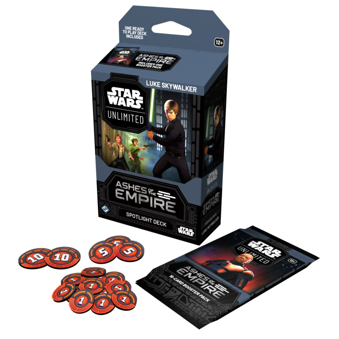 StarWars™ Unlimited: Ashes of the Empire - Luke Skywalker Mazo de Inicio - Ing