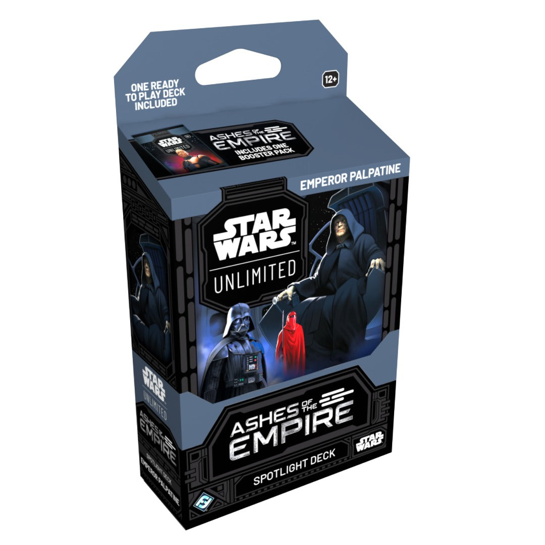 StarWars™ Unlimited: Ashes of the Empire - Emperor Palpatine Mazo de Inicio - Ing