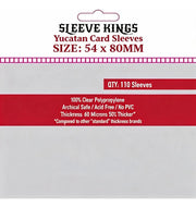Fundas Protectoras Sleeve Kings Para Cartas 54x80mm X110 Transparente