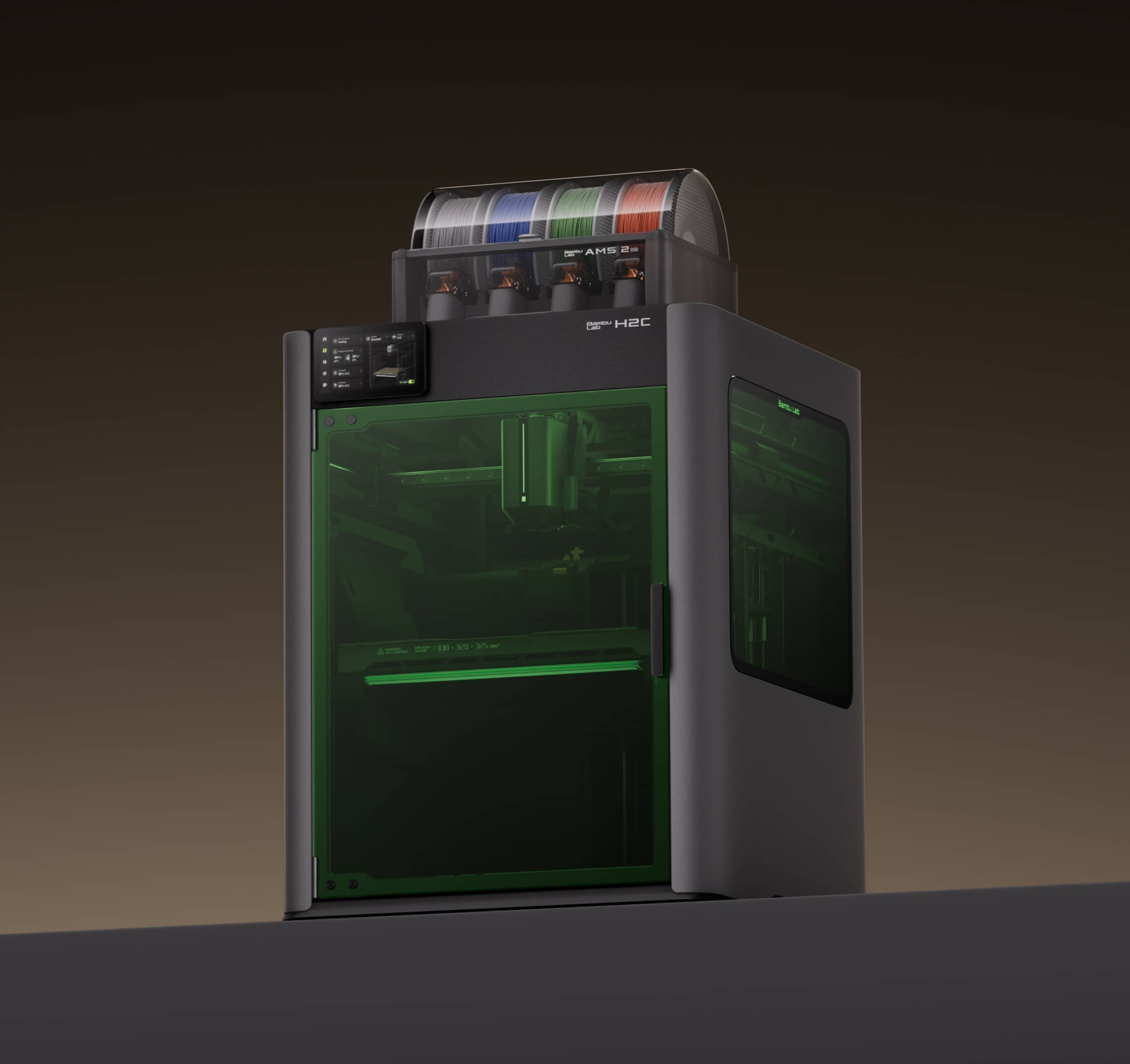 Impresora 3d Bambu Lab H2C Combo con AMS