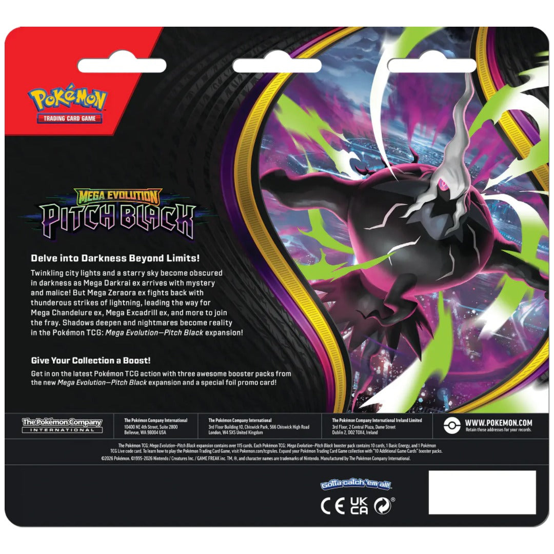 Pokémon: Mega Evolution Pitch Black - Booster Blister - Ing